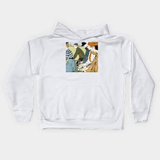 vintage art Kids Hoodie